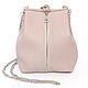Pink small Handbag Crossbody sack Purse with chain, Crossbody bag, Moscow,  Фото №1