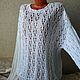 Handmade Boho sweater. Sweaters. hand knitting from Galina Akhmedova. My Livemaster. Фото №4