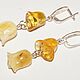 Order Long earrings 'Rosebuds' made of natural amber. podaro4ek22. Livemaster. . Tassel earrings Фото №3