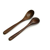 Для дома и интерьера handmade. Livemaster - original item Large wooden spoon L19,5, . soup spoon. Handmade.