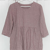 Одежда handmade. Livemaster - original item Linen boho blouse made of 100% linen. Handmade.