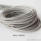 Материалы для творчества handmade. Livemaster - original item Pendant cord grey 58 cm. Handmade.