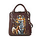 Bag backpack purse 'Fox scientist'. Backpacks. Pelle Volare. Online shopping on My Livemaster.  Фото №2