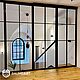 Заказать ПЕРЕГОРОДКА В СТИЛЕ ЛОФТ ДЛЯ ДВУХУРОВНЕВЫХ АПАРТАМЕНТОВ. BaumbArt Furniture. Ярмарка Мастеров. . Двери Фото №3