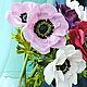 Заказать Анемон из фоамирана. Живые цветы ручной работы. Ярмарка Мастеров. . Цветы Фото №3