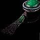Green Pendant Amadeus. Green chrysoprase. Long pendant. Pendants. Elena Potsepnya Jewelry. My Livemaster. Фото №6
