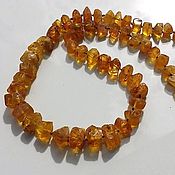 Работы для детей, handmade. Livemaster - original item Amber Beads made of natural amber Yellow honey. Handmade.