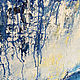 Order Abstract Oil Painting White and Blue Landscape. larisa-chigirina (larisa-chigirina). Livemaster. . Pictures Фото №3