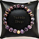 Pulsera de perlas y violeta, Bead bracelet, Moscow,  Фото №1