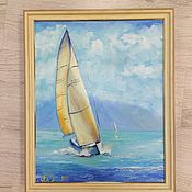 Картины и панно handmade. Livemaster - original item Painting seascape 50 by 40 cm painting by photo to order. Handmade.