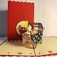 With a newborn - 3D handmade greeting card. Gifts for newborns. RUTWORKS - POP-UP CARDS. Online shopping on My Livemaster.  Фото №2
