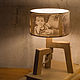 Настольная лампа на 4 горизонтальных фото "Мосты времени", Именные сувениры, Краснодар,  Фото №1