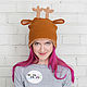Вязаная шапка Олень. Шапки. Woolcraft. Ярмарка Мастеров.  Фото №4