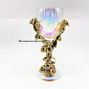 Посуда handmade. Livemaster - original item Glass of Flowers. Handmade.