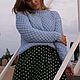 Blue women's sweater 'Hive'. Sweaters. imknitwear. Online shopping on My Livemaster.  Фото №2