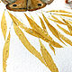 'Wind in the willows' watercolor painting (butterflies, yellow. Pictures. Nadezda Perova. My Livemaster. Фото №5