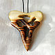 Pendant-Amulet made of wood ' shark's Tooth'. Pendants. OakForest Wooden Jewelry. My Livemaster. Фото №5