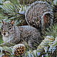 Kit embroidery with beads 'Squirrel '. Embroidery kits. Beaded embroidery from Laura. Online shopping on My Livemaster.  Фото №2