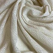 Материалы для творчества handmade. Livemaster - original item Fabric: Jersey wool openwork. Handmade.