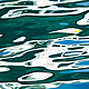 Море абстрактная фото картина для современного интерьера в ярких бирюзовых, белых и голубых цветах «Море любит паруса. Этюд IV» арт постер из серии «Море любит паруса. Этюды» © Ануфриева Елена.