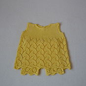 Одежда детская handmade. Livemaster - original item Cotton Knitted Summer Set. Handmade.