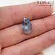 Заказать Кристаллы Сваровски капля 16х9 мм (Aquamarine) - КС-002-03. NewLand - фурнитура и камни. Ярмарка Мастеров. . Фурнитура для украшений Фото №3