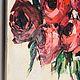 Картина масляными красками Розы, букет, цветы 60х70 см льняной холст. Картины. Анастасия Байдукова. Ярмарка Мастеров.  Фото №4