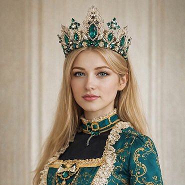 Корона «Императрица». KarnelliaDesign. Украшения ручной работы - Ярмарка Мастеров Украшения ручной работы. Ярмарка Мастеров - ручная работа Корона «Императрица». Handmade.