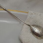 Винтаж: Серебряная ложка с редкими клеймами. Франция. Серебро 950 пробы