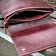 Рюкзак из натуральной кожи «ВИННЫЙ». Рюкзаки. VIKING LEATHER CRAFT. Интернет-магазин Ярмарка Мастеров.  Фото №2