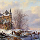 Картина "Зимний пейзаж" копия, Картины, Санкт-Петербург,  Фото №1