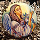 Painting on enamel.' Archangel Gabriel'. Figurines in Russian style. Enamel63. Online shopping on My Livemaster.  Фото №2