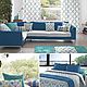 Ткань Майолика. Ткани. Hygge-mygge. Ярмарка Мастеров.  Фото №4