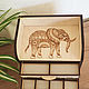 Органайзер для хранения украшений. Индийский слон. Мини-комоды. Теперь порядок. Ярмарка Мастеров.  Фото №5