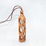 Украшения handmade. Livemaster - original item Pendant made of wood 