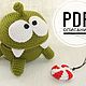 Мастер-класс по вязанию крючком игрушки Ам-Ням Om Nom в PDF, Мастер-классы, Санкт-Петербург,  Фото №1