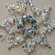 Christmas toys snowflake made of beads and glass beads, Christmas decorations, St. Petersburg,  Фото №1