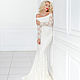 Lace wedding dress, Mermaid dress. Wedding dresses. Dudu-dress. Online shopping on My Livemaster.  Фото №2