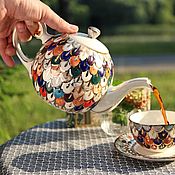 Посуда handmade. Livemaster - original item The tea pot porcelain 