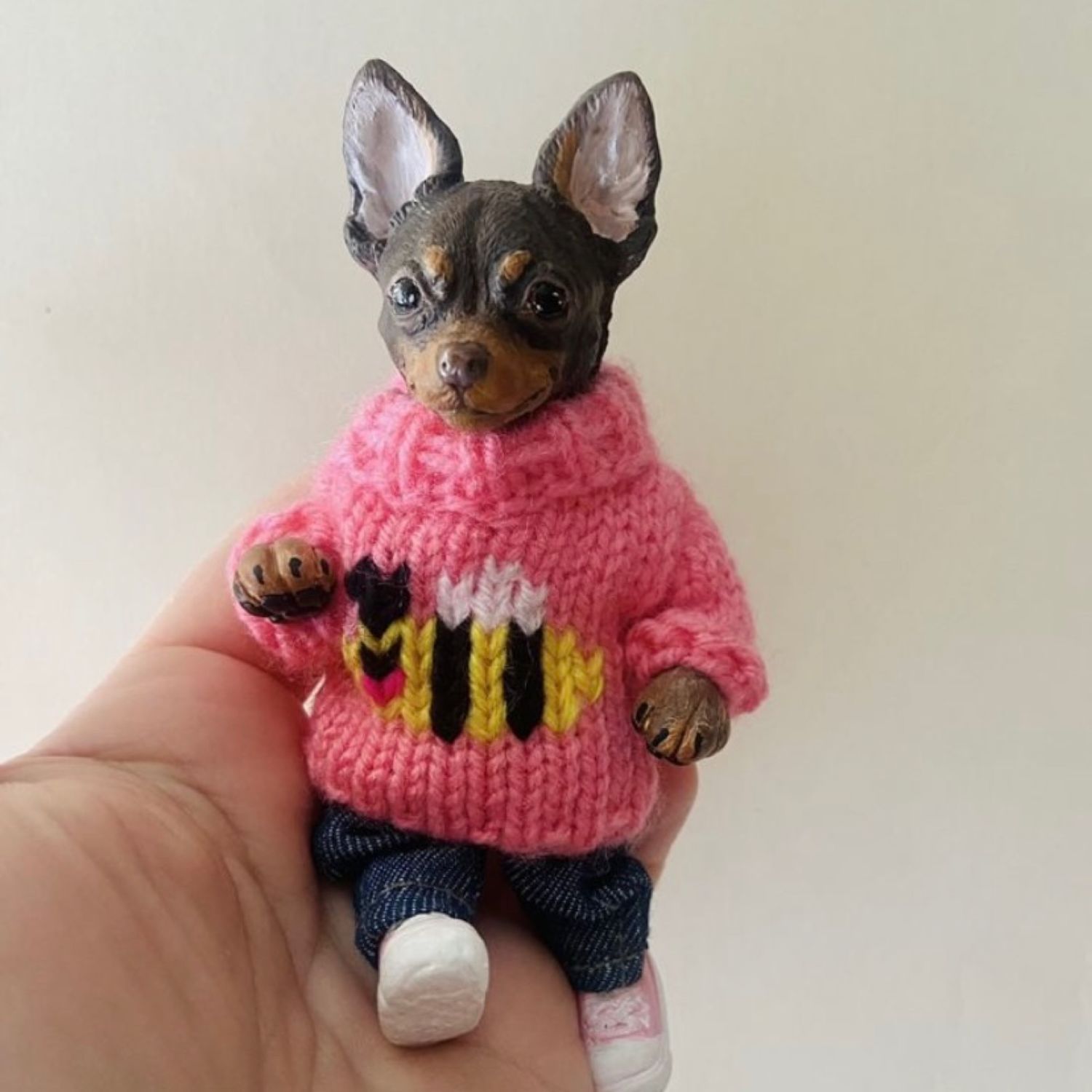 Той-терьер Мокка купить в интернет-магазине Ярмарка Мастеров по цене ...