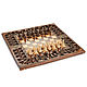 Carved chess 'Epic' large, 60, Backgammon and checkers, St. Petersburg,  Фото №1