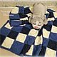 Plaid baby Hearts crocheted, Baby blankets, Chernogolovka,  Фото №1
