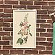 Embroidery 'Hummingbird', handmade, Holland, Vintage interior, Arnhem,  Фото №1