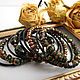 A bracelet on the hand made of beads and beads TREASURE MAYA jewelry. Hard bracelet. Juliya Laborera. My Livemaster. Фото №4