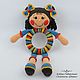 Doll Polina on a wooden ring-a toy, crocheted. Teethers and rattles. Zzabava. My Livemaster. Фото №6