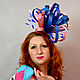 Evening hat 'Pink splashes', Hats1, Moscow,  Фото №1