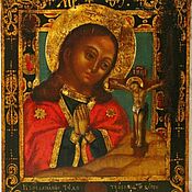 Картины и панно handmade. Livemaster - original item Akhtyrskaya icon of the mother of God . A copy of an old handmade icon .. Handmade.