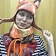 Заказать Валяная шапка "Лиса Лизутта" автор Елизавета Проскурина. Елизавета Проскурина (lissalizytta). Ярмарка Мастеров. . Шапки Фото №3