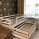 Заказать Кровать с выдвижным спальным местом и ящиками. Илья (Sobol-wood). Ярмарка Мастеров. . Мебель для детской Фото №3
