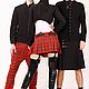 Kilt Short Red Plaid Pleated Skirt. Skirts. Lollypie - Modiste Cat. My Livemaster. Фото №4